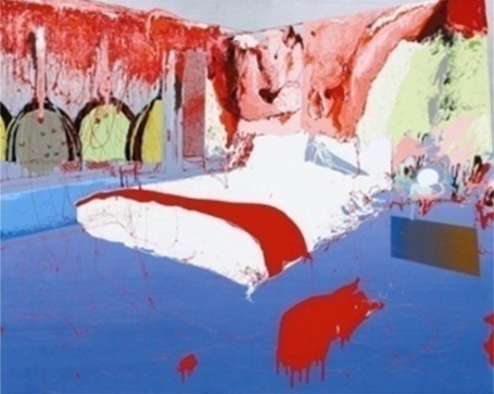 Bedroom with Red