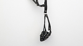 Genuine, Black, Leather, 30 feet, Swirl 썸네일